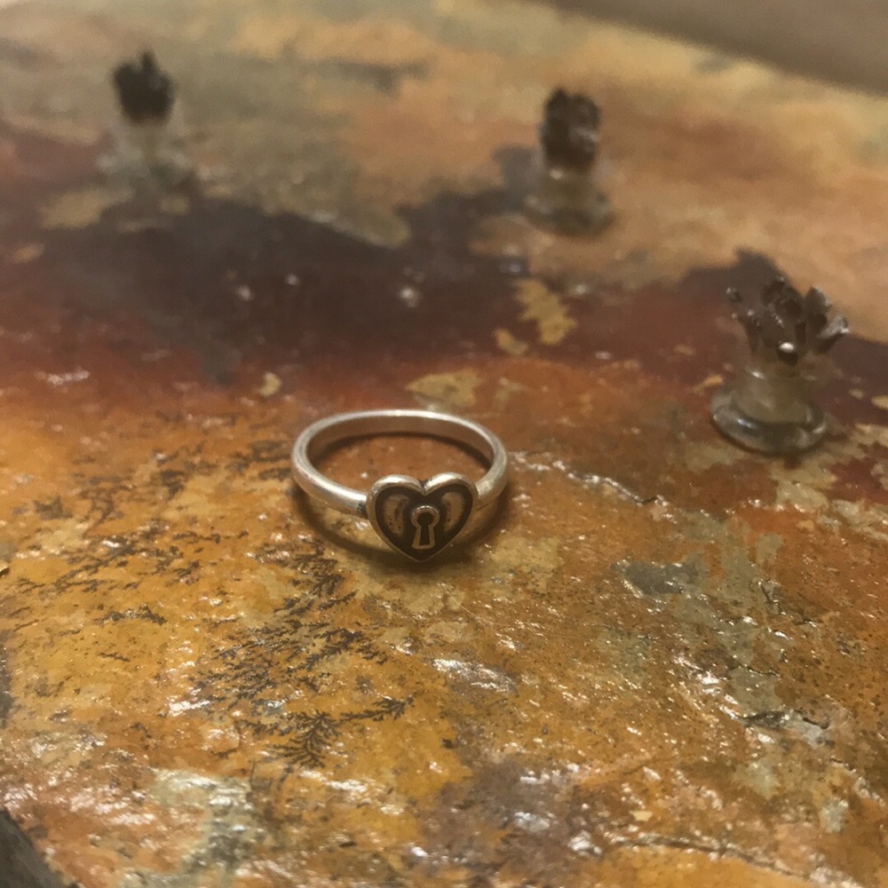 James Avery Locked Heart Ring